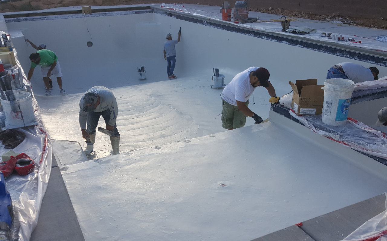 Show Me Pools - Custom Pool Concrete Plaster
