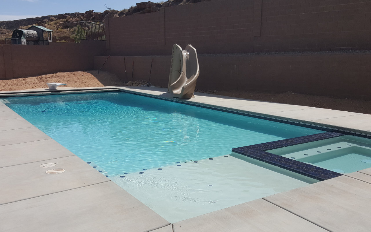 Show Me Pools - Custom Pool Concrete Swim Away!