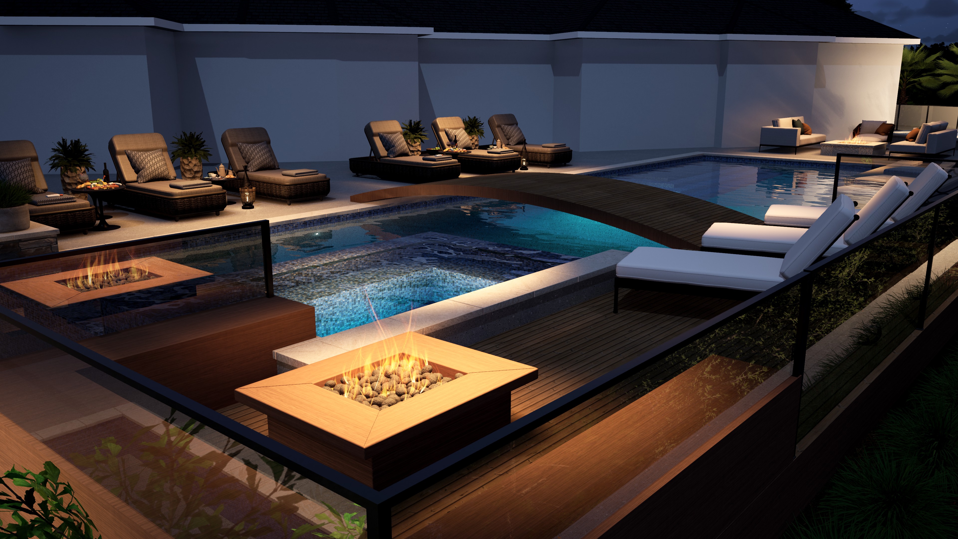 Show Me Pools - Fiberglass 3D Rendering Pool Plans