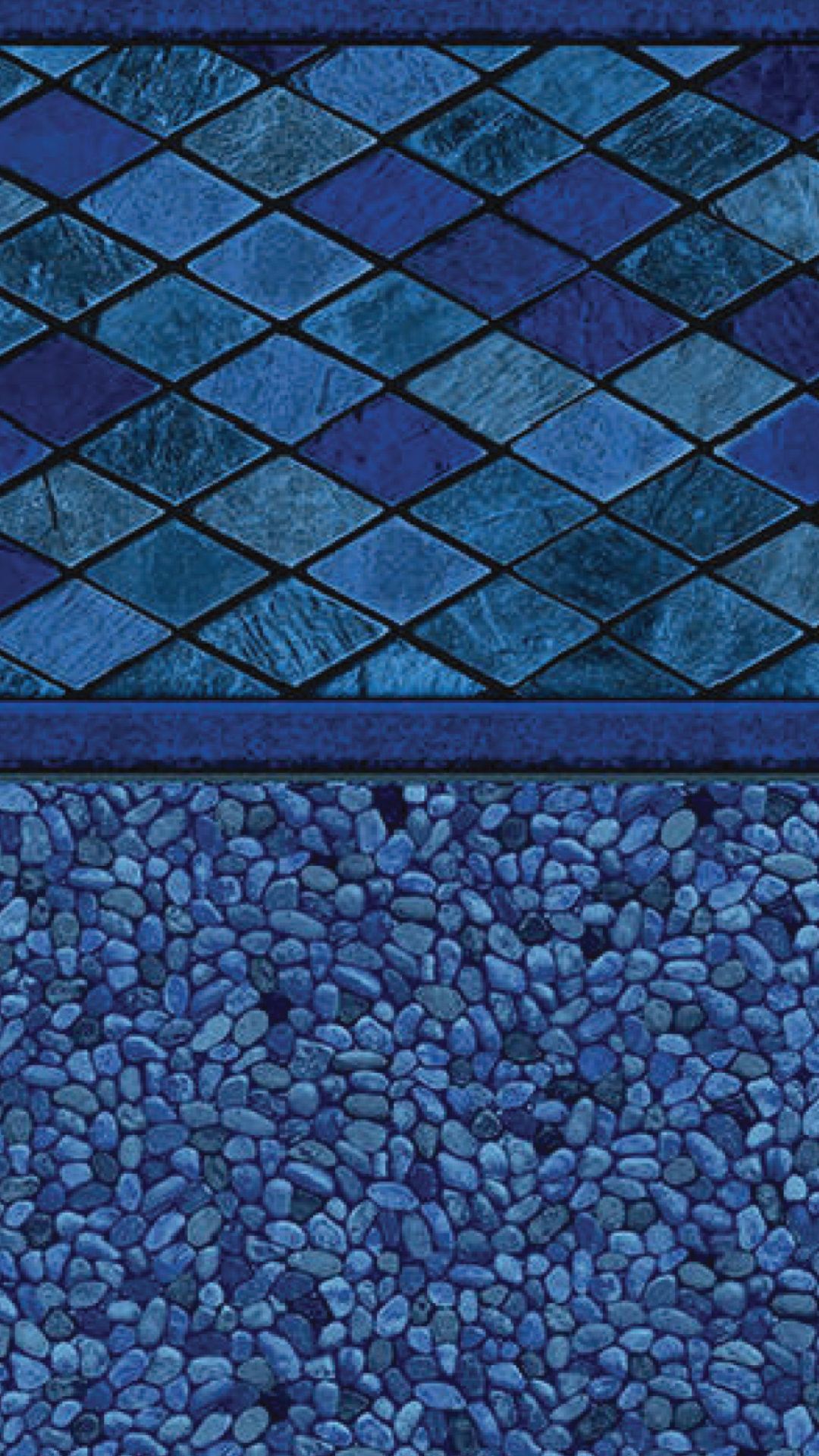 Show Me Pools - Dark Blue Diamond - Vinyl Liner Pattern